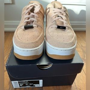 Nike Women's Athletic Shoes in Tan and White